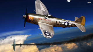 Silver airplane clouds moon jet - a silver airplane free wallpaper