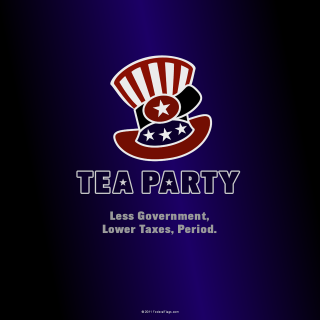 Tea party logo hat head - precisionism free wallpaper