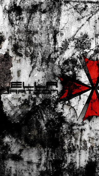 Red black wall logo background 2 - abstract illusionism free wallpaper