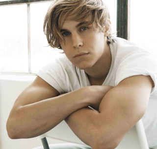 Romantic man blonde blue eyes - perfect free wallpaper