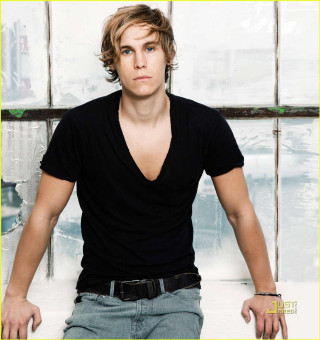 Man black shirt jeans posing - a marble sculpture free wallpaper