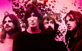 People pink background leaves red - david gilmour blythe free wallpaper