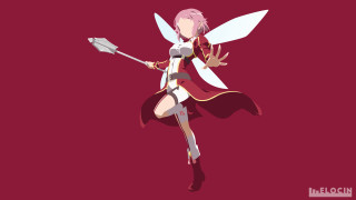 Cartoon character sword red background 7 - cel free wallpaper