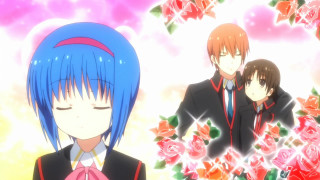 Group people flowers roses wall - kyoto animation free wallpaper