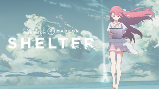 Girl long pink hair cloudy - eden box free wallpaper