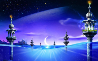 Blue ocean tall buildings crescent - tall building free wallpaper