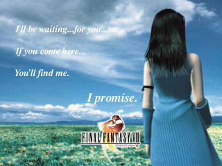 Woman blue dress field sky - a sky background and a quote free wallpaper