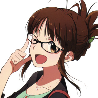 Woman glasses ponytail finger ear - a face free wallpaper