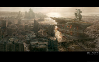 Large ship city buildings water - a large ship free wallpaper