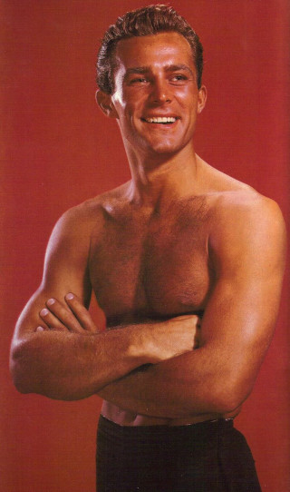 Shirtless man arms crossed posing - 1 9 6 0 s free wallpaper