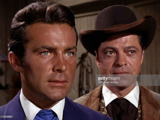 Two men suits hats looking - a jacket free wallpaper