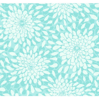 Blue white flower pattern leaves 3 - blue background free wallpaper