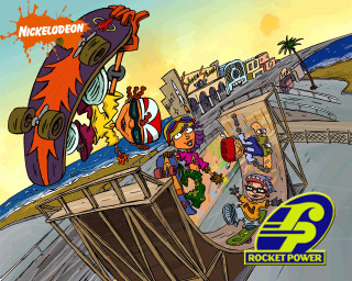 Skateboarder monster trick ramp cartoon - a skateboard free wallpaper