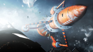 Space station rocket fish starry - frostbite 3 engine free wallpaper