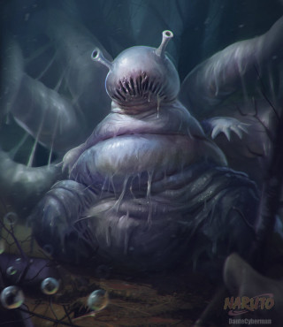 Creature large mouth water forest - a large mouth free wallpaper