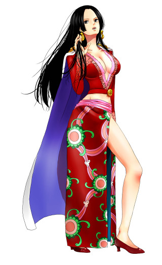 Woman red green dress purple - fullbody free wallpaper