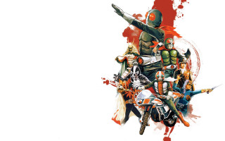 Group people guns helmets motorcycle - the background of the image free wallpaper