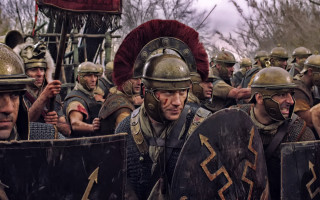 Roman armored men field trees - coppo di marcovaldo free wallpaper