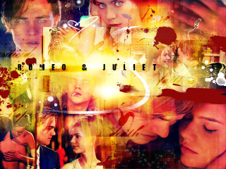 Movie collage blood splatter space - theatrical free wallpaper