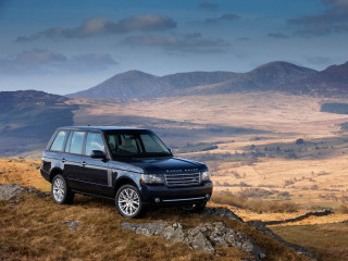 Black land rover parked hill - regionalism free wallpaper for desktop