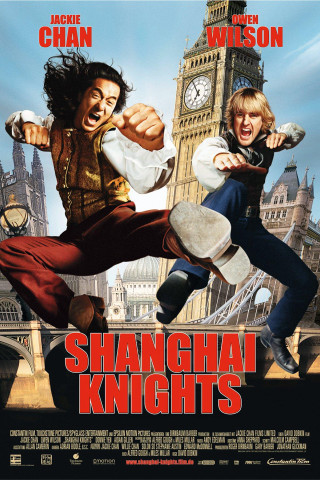 Shanghai knights movie poster urban - the character free wallpaper