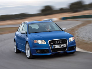 Blue car driving road forest 2 - a blue car free wallpaper