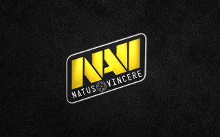 Natus lincere logo black background - logo free wallpaper