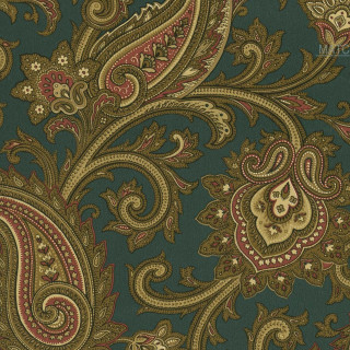 Paisley blue gold red green - earnst haeckel free wallpaper