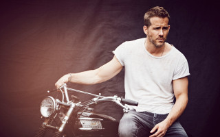 Man motorcycle black background sitting - fine art free wallpaper