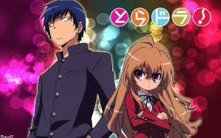 Anime characters colorful background lights - a colorful background free wallpaper