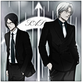 Men suits rain umbrella sign - an album cover free wallpaper