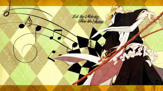 Woman sword musical notes wallpaper - the anime free wallpaper