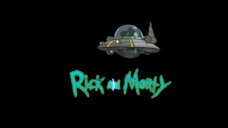 Cartoon fish ship black background - computer art free wallpaper