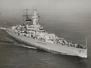 Large ship sailing ocean smoke 2 - heidelberg school free wallpaper
