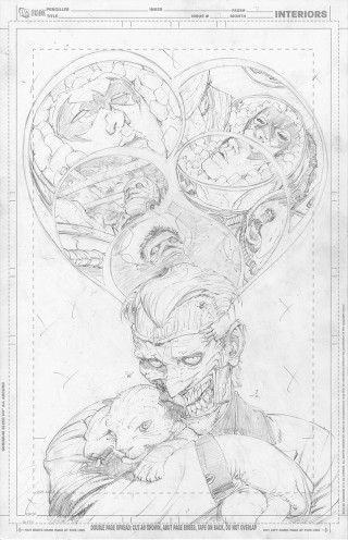 Man with faces head full - alan davis free wallpaper