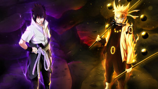 Anime characters purple background yellow - a yellow light free wallpaper