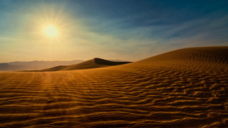 Desert sun sand dunes shining - sand free wallpaper