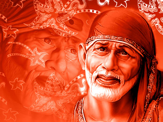 Bearded man red background painting 2 - a painting of a man free wallpaper