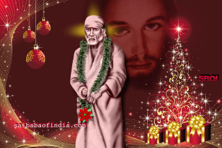 Man garland christmas tree red - adobe photoshop free wallpaper