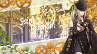 Woman black outfit hat clock - steampunk free wallpaper