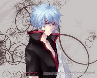 Blue hair red hoodie black - a red hoodie free wallpaper