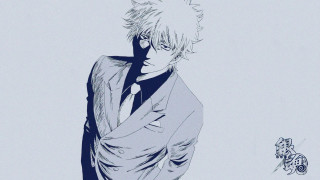 Man suit tie standing wall 2 - a drawing of a cat free wallpaper