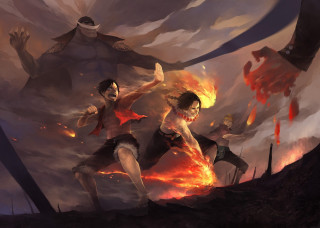 Couple people air fire sky 2 - their hand and a sky background free wallpaper