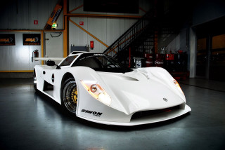 White sports car garage staircase - a garage next free wallpaper