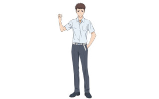 Man white shirt blue pants - his pocket free wallpaper