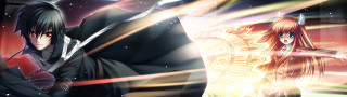 Anime couple characters room lights - ufotable free wallpaper