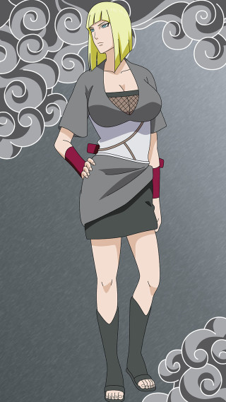 Blonde ninja kimono skirt cleo - a cloud background free wallpaper
