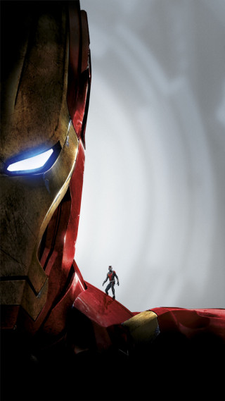 Man giant iron man mask - assemblage free wallpaper