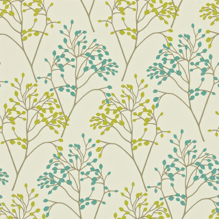 Green blue flowers pattern white - a wallpaper free wallpaper