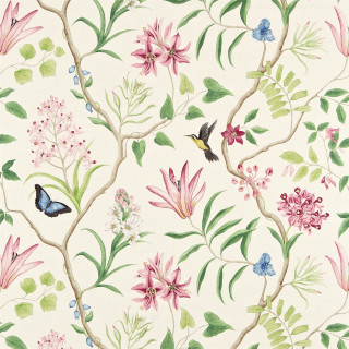Flower butterfly bird arts crafts - a flemish baroque free wallpaper